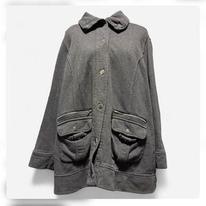 Style & Co. Charcoal Utility Jacket with Pockets